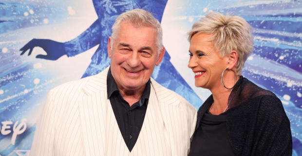 Heinz Hoenig mit seiner Ehefrau Annika.