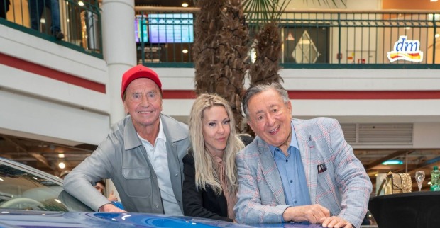 Heribert Kasper mit Simone und Richard Lugner
