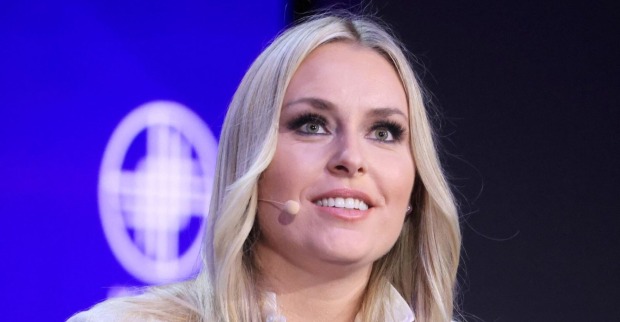 Lindsey Vonn 2024 bei einer Konferenz in Beverly Hills