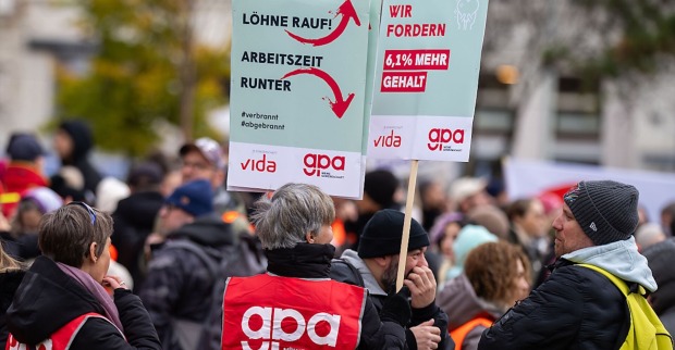 Für mehr Geld geht die GPA jetzt auf die Straße.