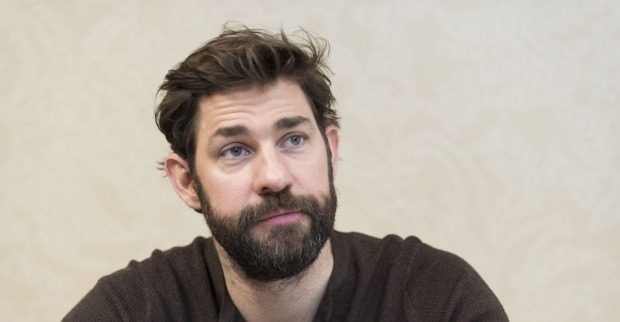 John Krasinski auf der Pressekonferenz von A Quiet Place in Austin