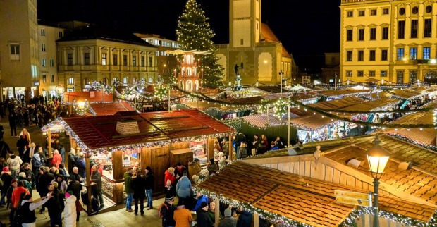 Der Christkindlesmarkt in Augsburg war die Zielscheibe des mutmaßlichen Terroristen.