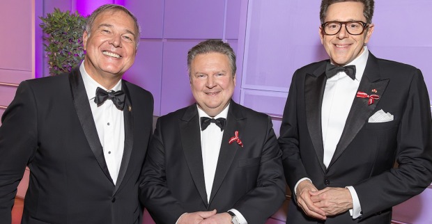 Wirtschafstkammer-Vertreter und Wiens Bürgermeister im Smoking