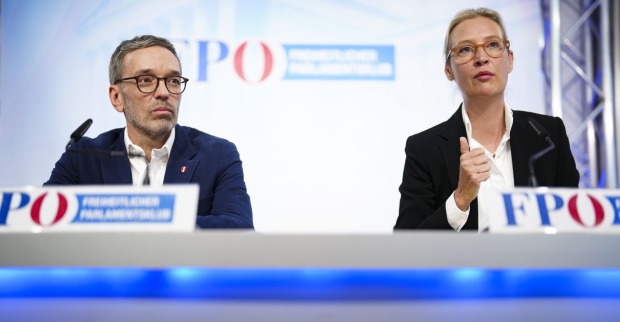 Herbert Kickl und Alice Weidel