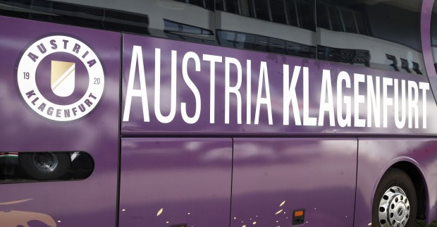 Teambus von Austria Klagenfurt