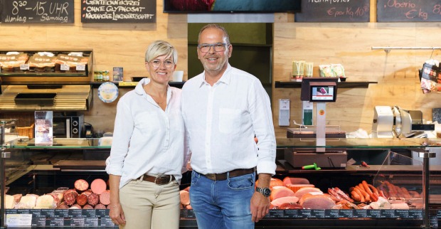 Doris und Martin Butz von der Fleischerei Butz in Lambach.