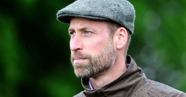 Prinz William mit Kappe.