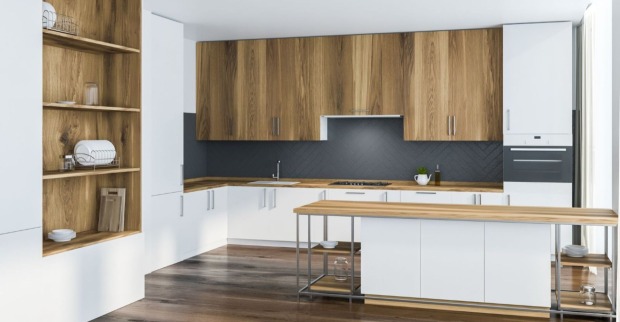 Maßgefertigte Designküche, wie sie tausendfach in österreichischen Haushalten steht.