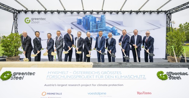 Spatenstich HY4SMELT voestalpine AG
