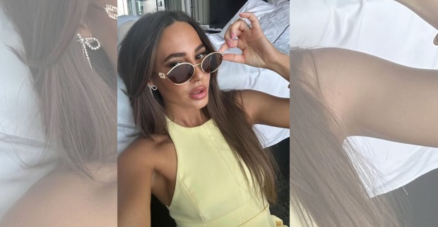 Selfie der Reality-TV-Darstellerin und Influencerin Alessia Herren