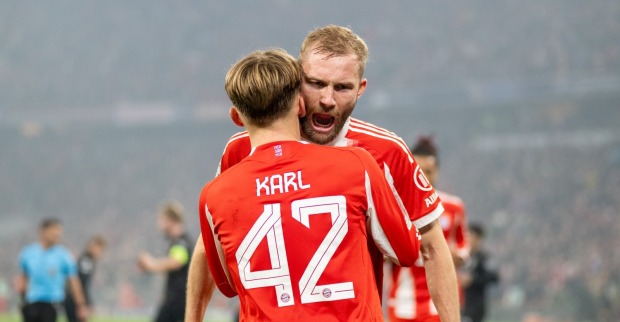 Konrad Laimer liefert eine Vorlage beim Bayern-Sieg.