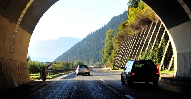 A10, Werfen, Tunnelausfahrt