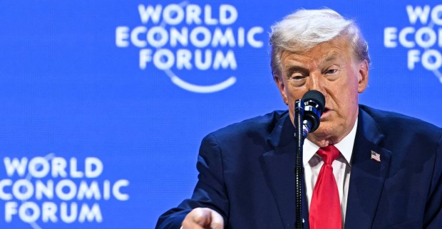 US-Präsident Donald Trump hält eine Rede beim Weltwirtschaftsforum 2026 in Davos und spricht über Grönland, NATO und Wirtschaftspolitik.