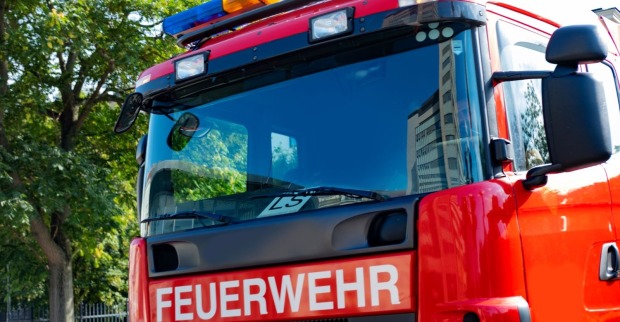 Frontalansicht eines Wagens der österreichischen Feuerwehr