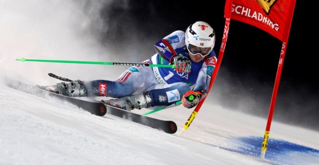 Henrik Kristoffersen im Riesentorlauf von Schladming