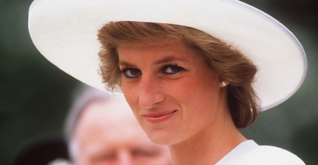 Prinzessin Dianas Nichten kommen zum Opernball/ Prinzessin Diana mit weißem Hut