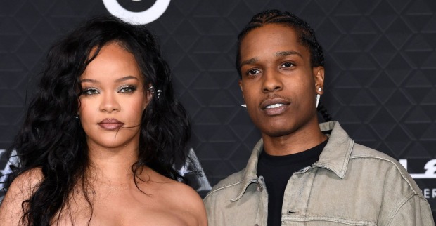 Rihanna und A$AP Rocky bei einem Event – nach Schüssen auf Rihannas Haus in Los Angeles wurde eine Verdächtige festgenommen.