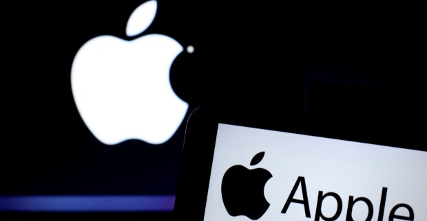 Themenbild mit dem Apple-Logo, dem Entwickler des iPhone