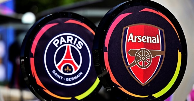 Champions-League-Finale 2026: Logos der Finalisten.