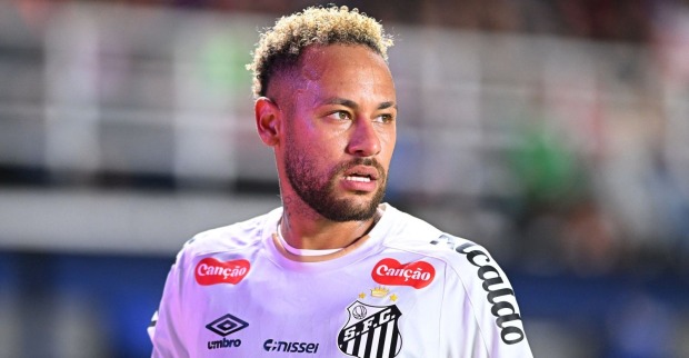Neymar im Trikot des FC Santos