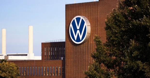 Außenansicht des Volkswagenwerkes in Wolfsburg