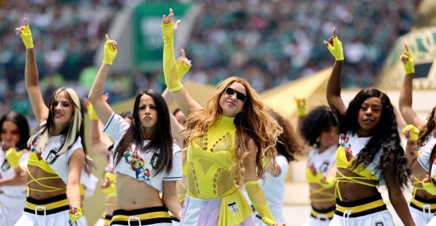 Shakira performt während der Eröffnungsfeier der FIFA-Fußball Weltmeisterschaft 2026.