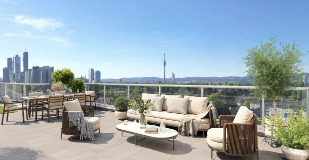 Dachterrasse | Credit: Glorit Bausysteme