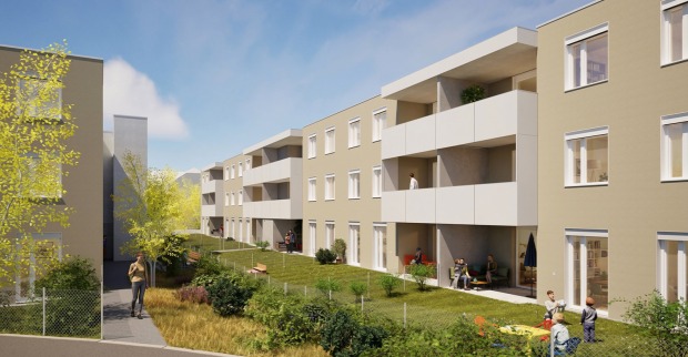 Parteienhäuser | Credit: Huber Buchberger Architekten (Symbolbild)