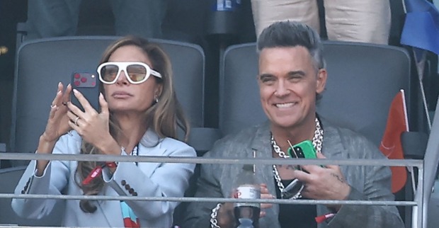 Robbie Williams während des WM-Finales 2026