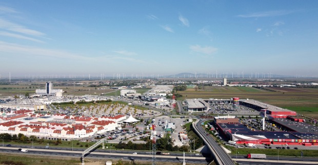 Luftaufnahme von Parndorf | Credit: Marktgemeinde Parndorf