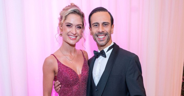 Corinna Kamper und Ehemann Danilo Campisi gemeinsam bei einer Veranstaltung.