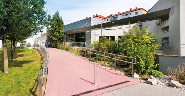 Außenansicht des Hauses Leopoldau der Häuser zum Leben in Wien Floridsdorf