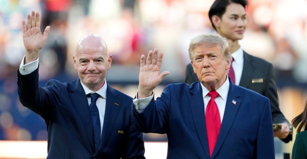 Infantino und Trump beim WM-Finale.