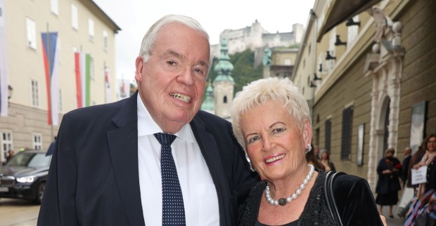 Klaus-Michael Kühne tot/ Klaus-Michael Kühne gemeinsam mit seiner Ehefrau Christine Kühne bei einem öffentlichen Auftritt.