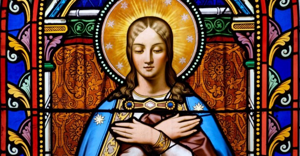 Abbild der Heiligen Maria aufgrund derer Mariä Himmelfahrt gefeiert wird