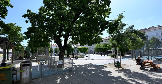 Ansicht des Yppenplatzes in Wien-Ottakring