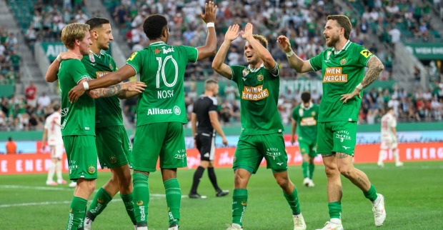 Rapid Wien vs. GAK: Die Hütteldorfer halten damit bei acht Siegen aus acht Pflichtspielen.