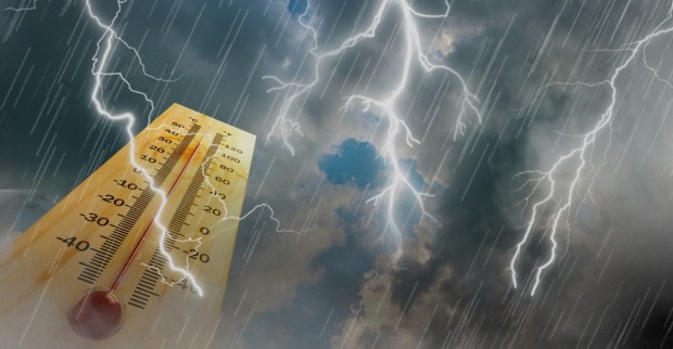 Unwetter: Im Tagesverlauf breiten sich teils kräftige Gewitter auf weite Teile des Landes aus.