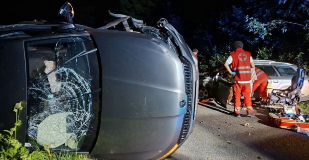 Unfallstelle in Kaumberg im Bezirk Lilienfeld