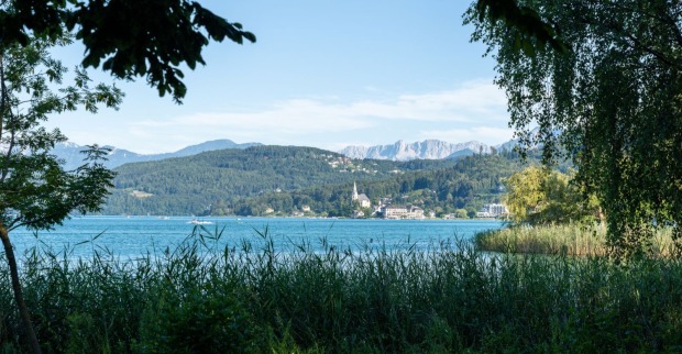 Wörthersee bei Maria Wörth, wo ein 65-jähriger Mann nach einem Badeunfall gestorben ist.
