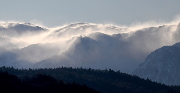 Tennengebirge bei Werfenweng, wo eine Paragleiterin nach einem Fels-Aufprall 80 Meter abgestürzt ist