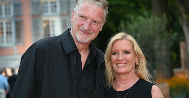 ARD-Wettermoderatorin Claudia Kleinert mit Michael Souvignier vor ihrer Trennung.
