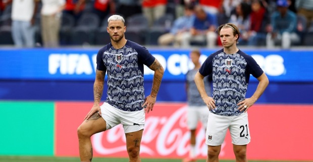 Marko Arnautovic während dem Aufwärmen bei der WM.