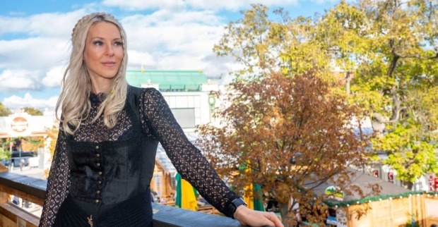 Simone Lugner bei einem öffentlichen Auftritt in Wien