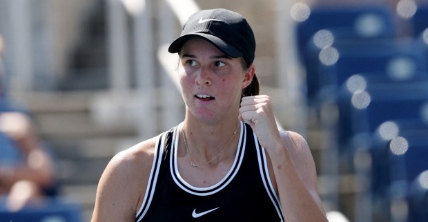 Lilli Tagger im Duell gegen Amanda Anisimova.