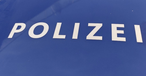 Detail des österreichischen Polizeistreifenwagens.