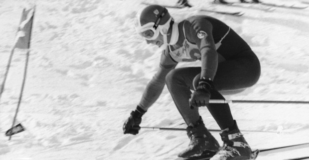 Walter Tresch heisst der unerwartete grosse Sieger des Abfahrt-Weltcups in St. Moritz am 16. Januar 1971.