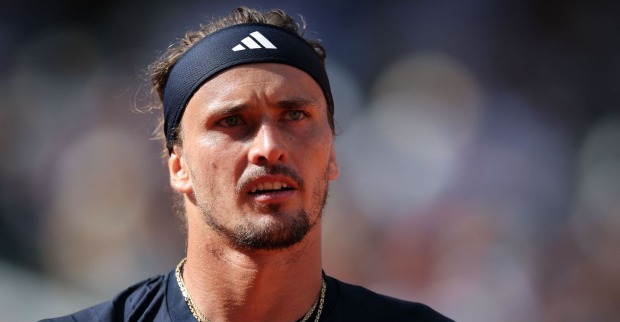 Alexander Zverev auf einem Tennisplatz