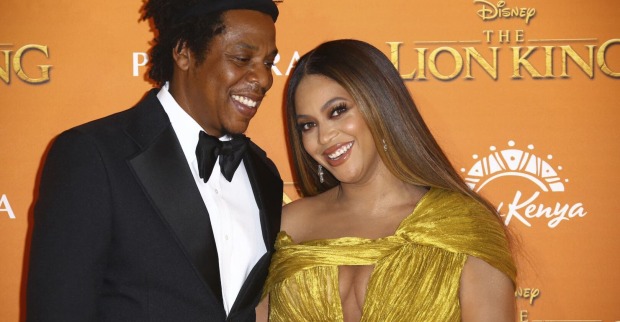 Jay-Z und seine Frau Beyoncé auf einer Filmpremiere
