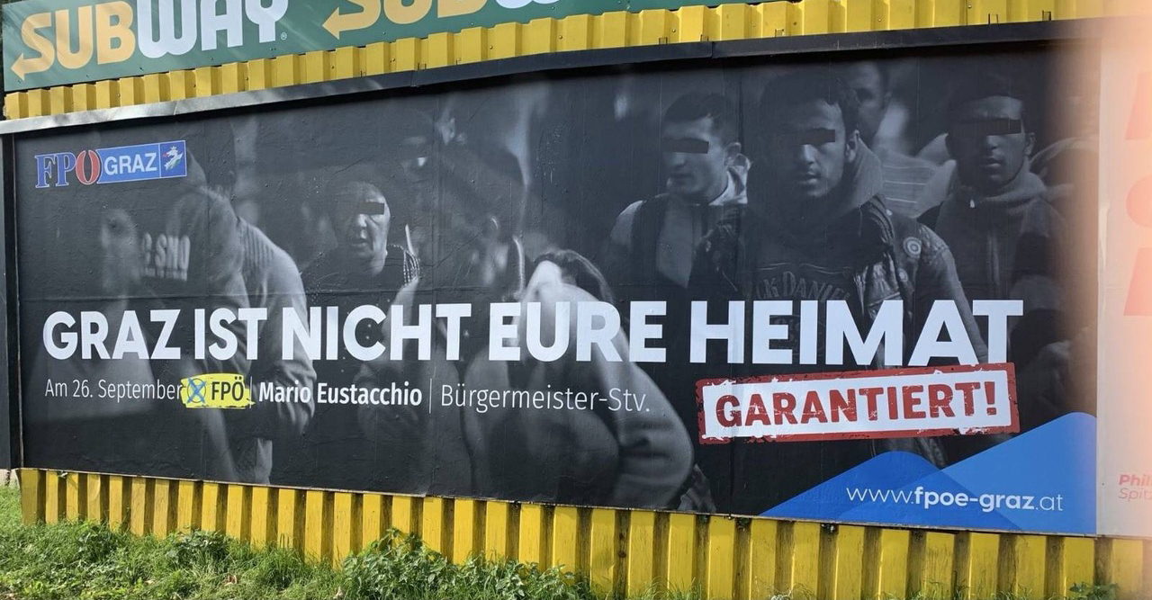 Auf Kickls Spuren Grazer FpÖ Schockt Mit Plakaten Weekend At
